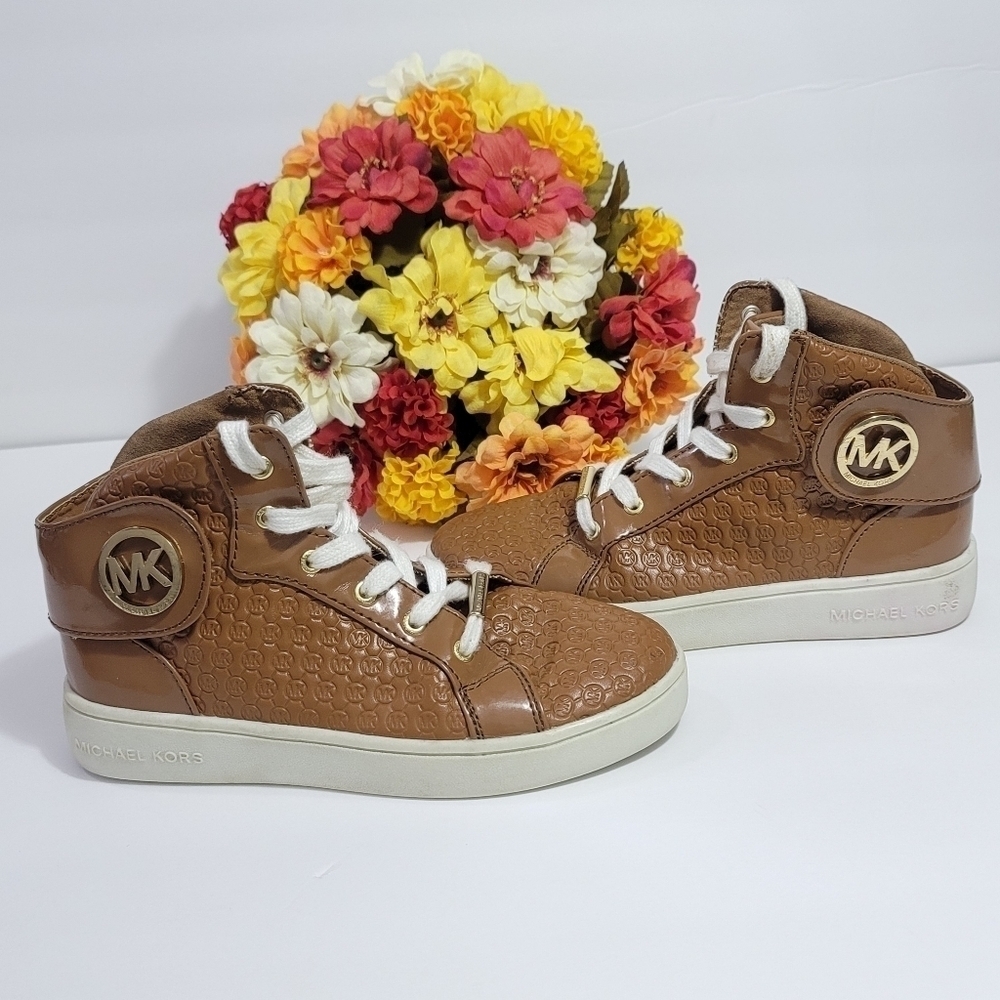 MICHAEL KORS GIRLS  SNEAKERS SHOES SZ. 1